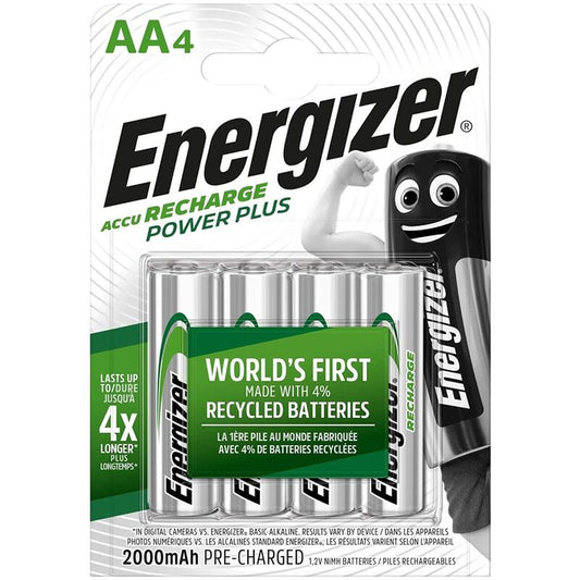 Energizer Rechargeable Batteries Aa4 Blister 4 Energizer Rechargeable Batteries Aa4 Blister 4 - UABDSM