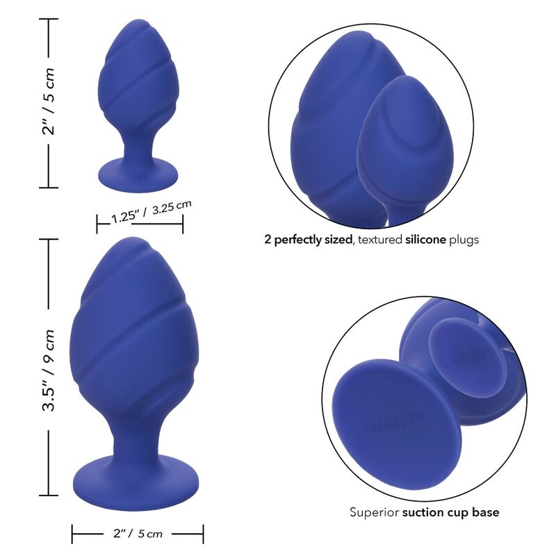Calex Cheeky Buttplug - Purple - UABDSM