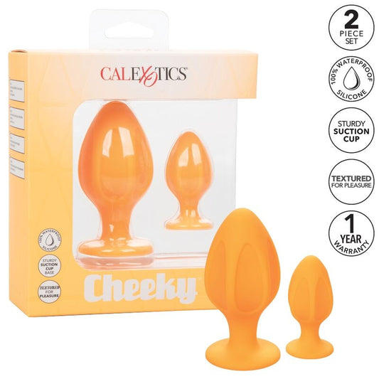 Calex Cheeky Buttplug - Orange Calex Cheeky Buttplug - Orange - UABDSM
