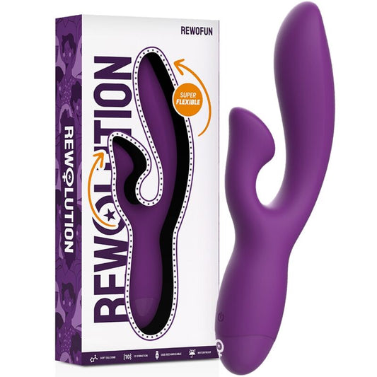 Rewolution Rewofun Flexible Vibrator With Rabbit - UABDSM