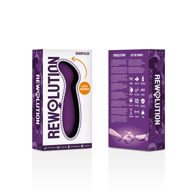 Rewolution Rewopulse Flexible Vibrator Stimulator Point G - UABDSM