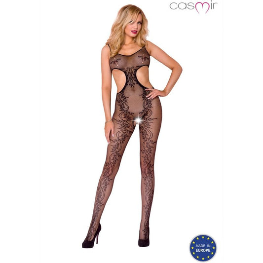 Casmir Ca002 Open Bodystocking One Size - Black Casmir Ca002 Open Bodystocking One Size - Black - UABDSM
