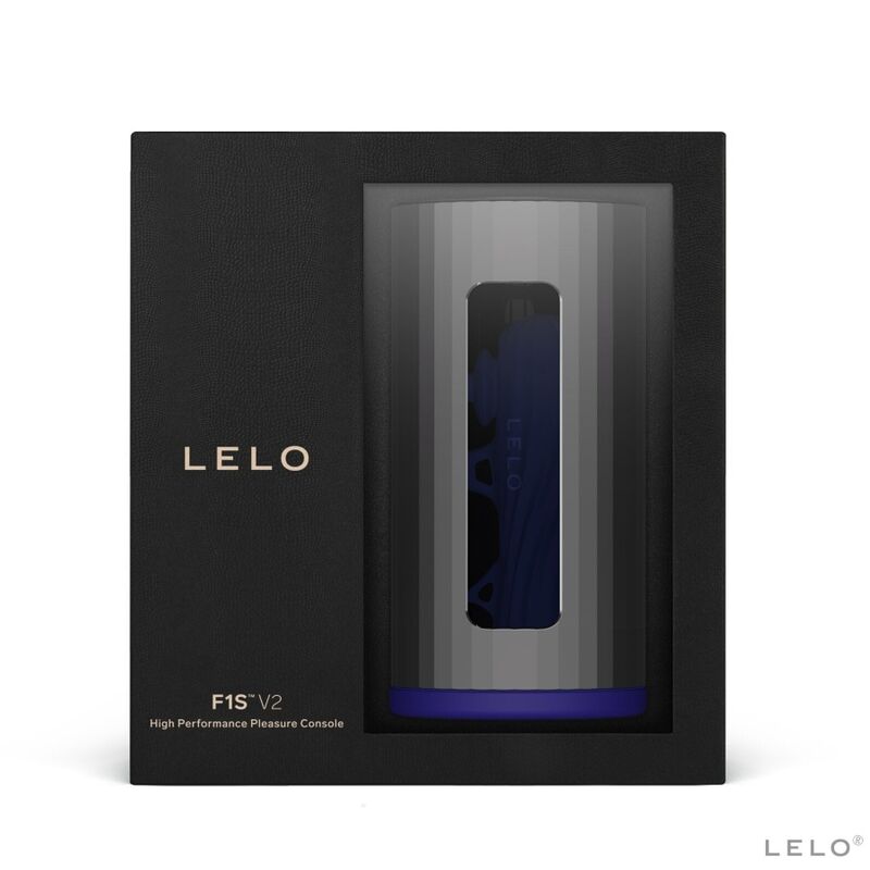 Lelo F1s V2 Masturbator Sdk Technology - Gunmetal And Blue Midnight - UABDSM