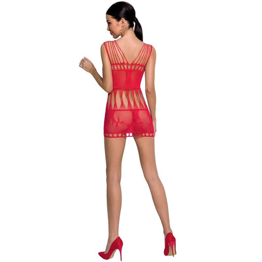 Passion Woman Bs090 Bodystocking - Red One Size - UABDSM