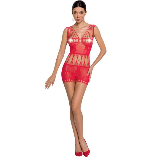 Passion Woman Bs090 Bodystocking - Red One Size Passion Woman Bs090 Bodystocking - Red One Size - UABDSM