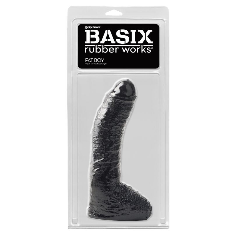 Basix Fat Boy 18 Cm Dong Black - UABDSM
