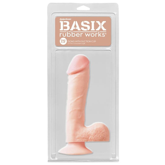 Basix Rubber Works Suction Cup 19 Cm Dong Flesh - UABDSM