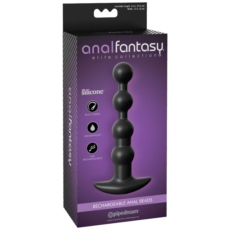 Anal Fantasy Elite Collection Rechargeable Anal Beads - UABDSM