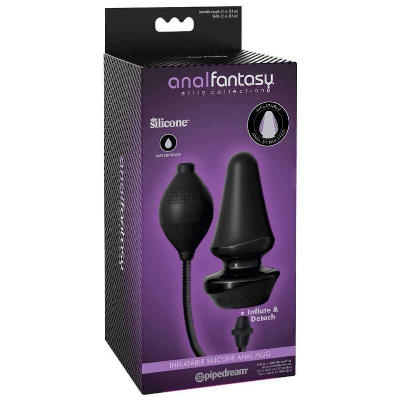 Anal Fantasy Elite Collection Inflatable Silicone Butt Plug - UABDSM