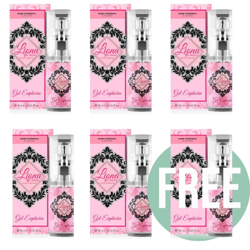 Liona By Moma Liquid Vibrator Euphoria Gel 15 Ml 5+1 Free - UABDSM