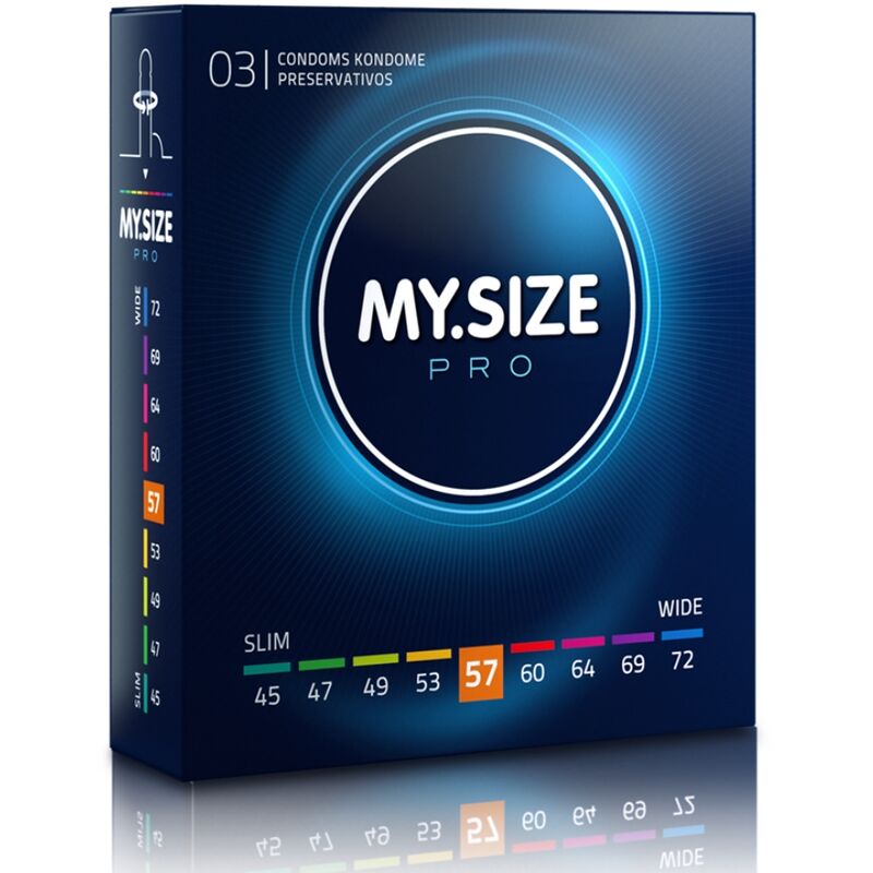My Size Pro Condoms 57 Mm 3 Units - UABDSM
