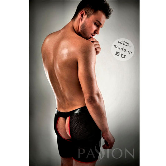 Boxer Red Black Passion With Thong Included S/m - UABDSM