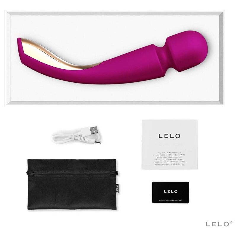 Lelo Smart Wand 2 Massager Medium Deep Rose - UABDSM