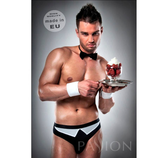 Waiter Outfit S Black / White By Passion Men Lingerie S/m Waiter Outfit S Black / White By Passion Men Lingerie S/m - UABDSM