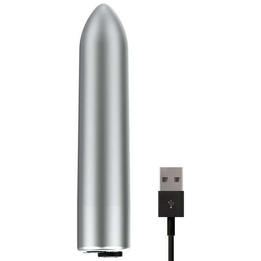 Ohmama Vibrating Bullet 10 Patterns - Silver Ohmama Vibrating Bullet 10 Patterns - Silver - UABDSM