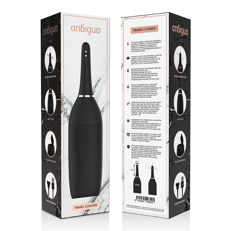 Anbiguo Rechargeable Travel Anal Cleaner 5 Intensities - UABDSM
