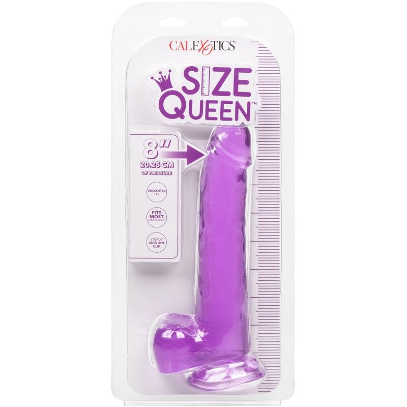 Calex Size Queen Dildo - Purple 20.3 Cm - UABDSM
