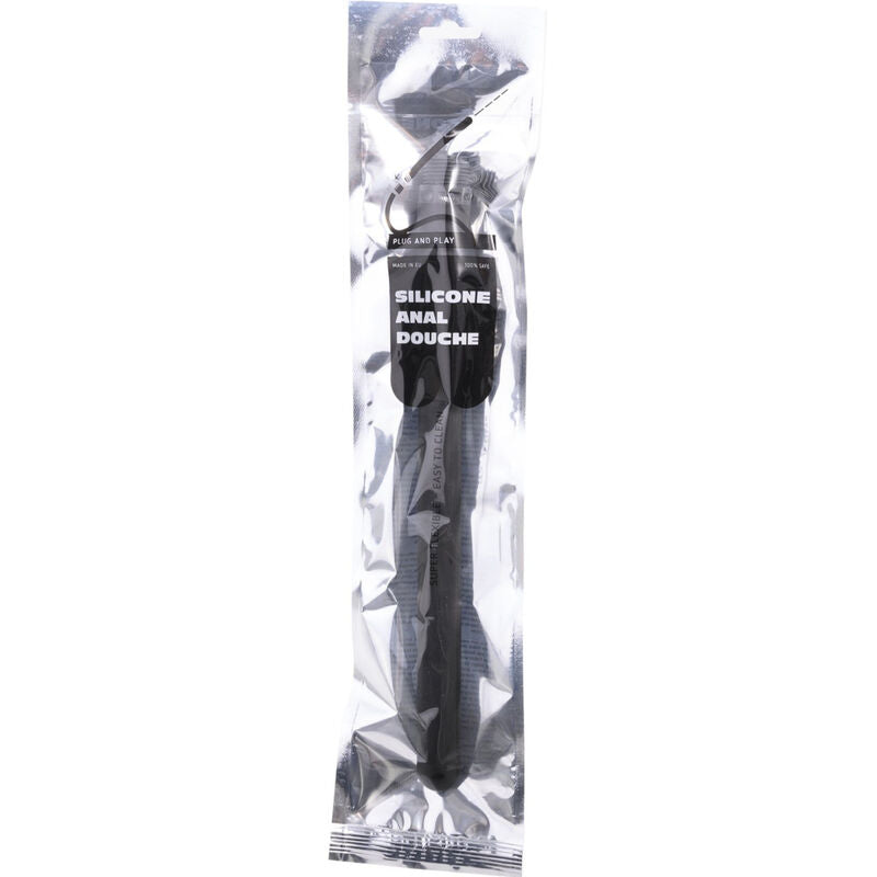 All Black Silicone Anal Douche 27cm - UABDSM