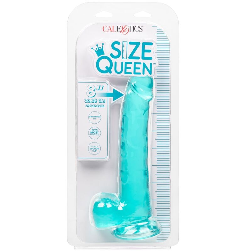 Calex Size Queen Dildo - Blue 20.3 Cm - UABDSM