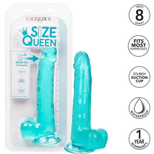 Calex Size Queen Dildo - Blue 20.3 Cm - UABDSM