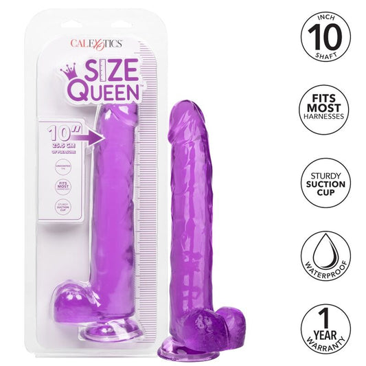 Calex Size Queen Dildo - Purple 25.5 Cm - UABDSM
