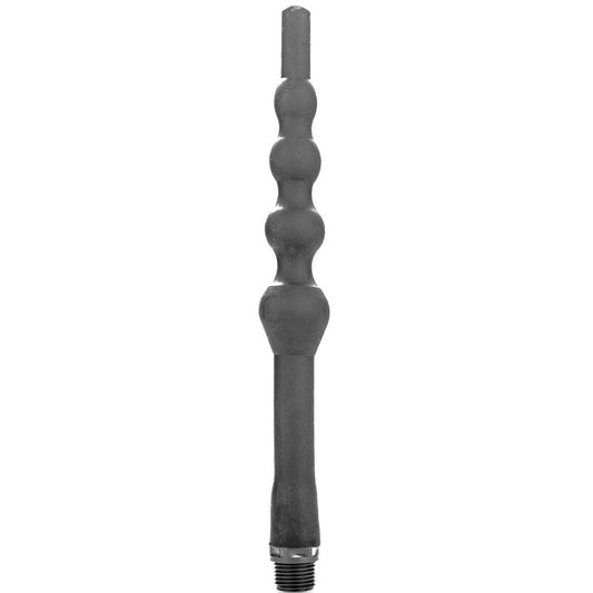 All Black Beaded Silicone Anal Douche 27cm All Black Beaded Silicone Anal Douche 27cm - UABDSM