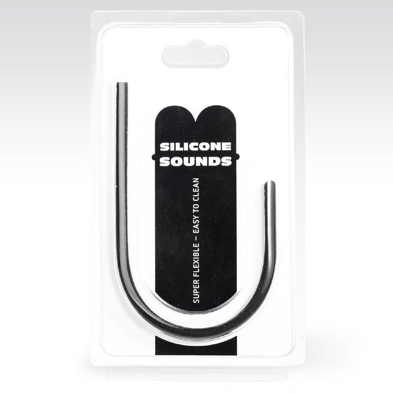 All Black 6mm Silicone Urethral Probe - UABDSM