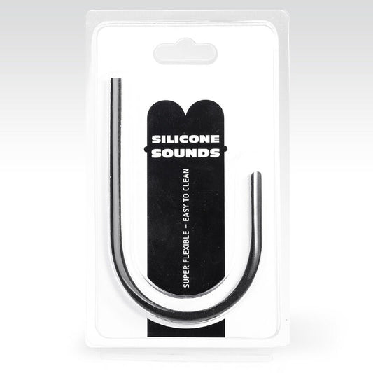 All Black 6mm Silicone Urethral Probe - UABDSM