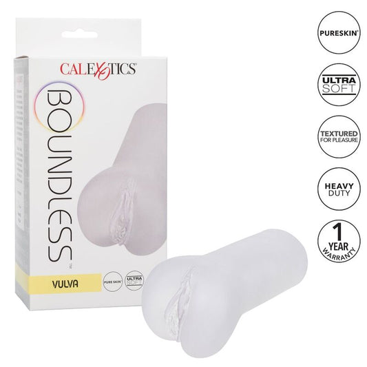 Calex Boundless Vulva Stroker - Transparent - UABDSM