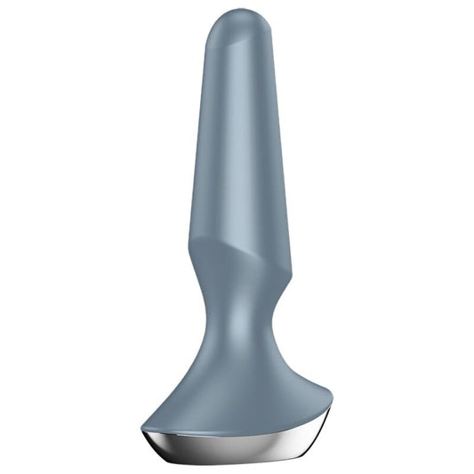 Satisfyer Plug Ilicious 2 Plug Vibrator - Silver - UABDSM