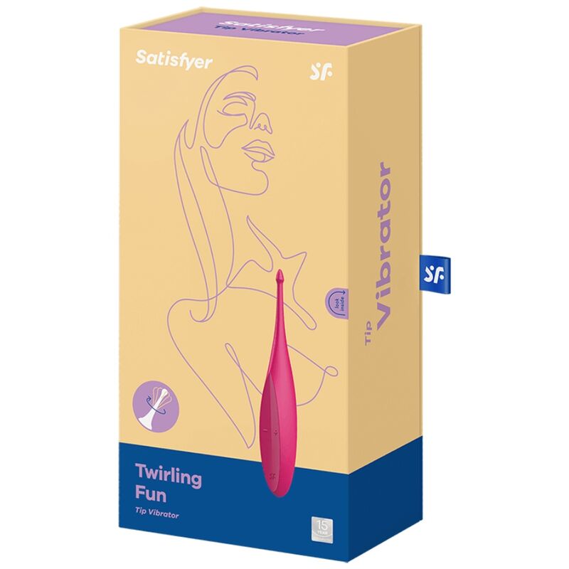 Satisfyer Twirling Fun Tip Vibrator - Pink - UABDSM