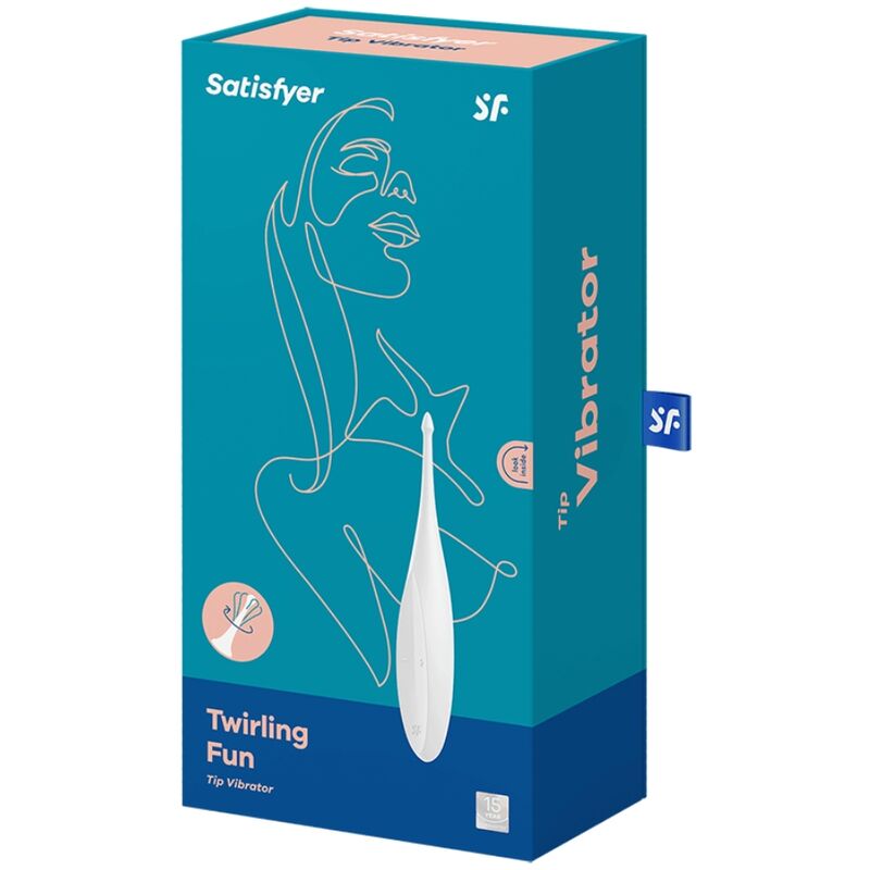 Satisfyer Twirling Fun Tip Vibrator - White - UABDSM