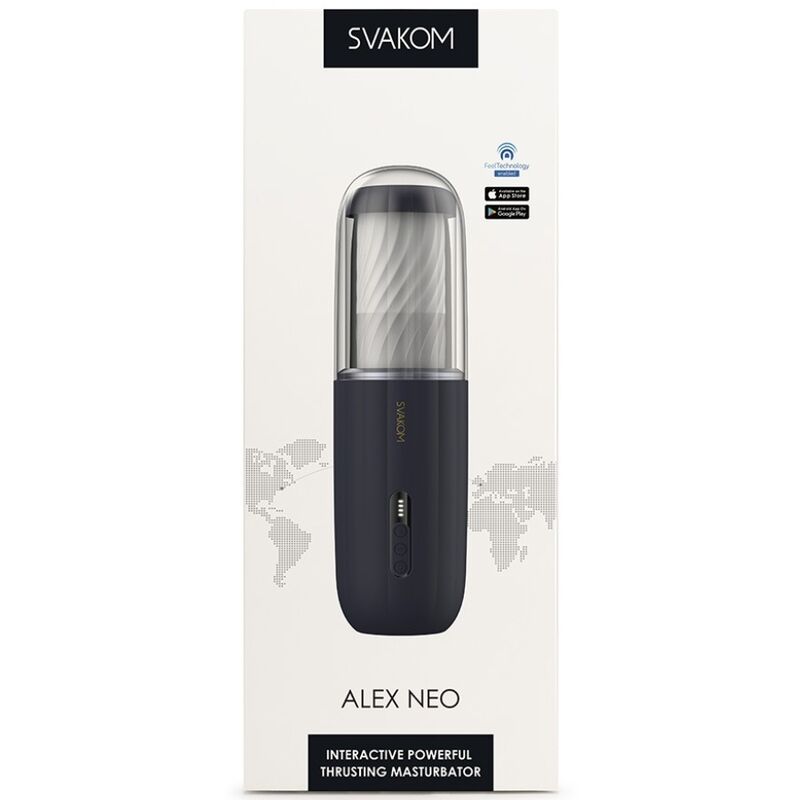 Svakom Alex Neo Interactive Powerful Thrusting Masturbator - UABDSM
