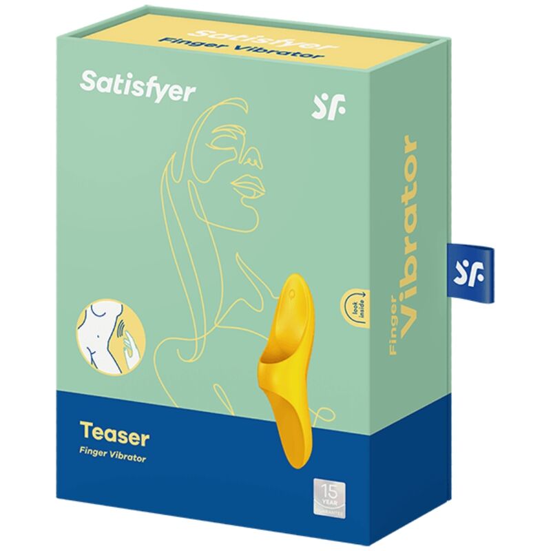 Satisfyer Teaser Finger Vibrator - Yellow - UABDSM