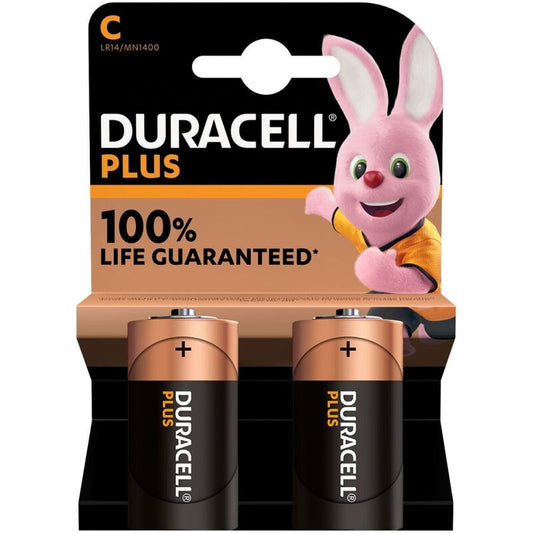 Duracell Plus Power Battery Alcalina C Lr14 2 Units Duracell Plus Power Battery Alcalina C Lr14 2 Units - UABDSM
