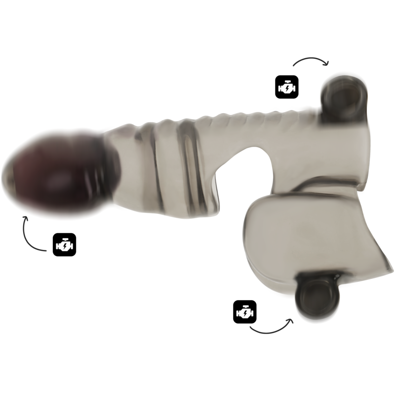 Ohmama Penis And Testicles Sleeve - 3 Motors - UABDSM