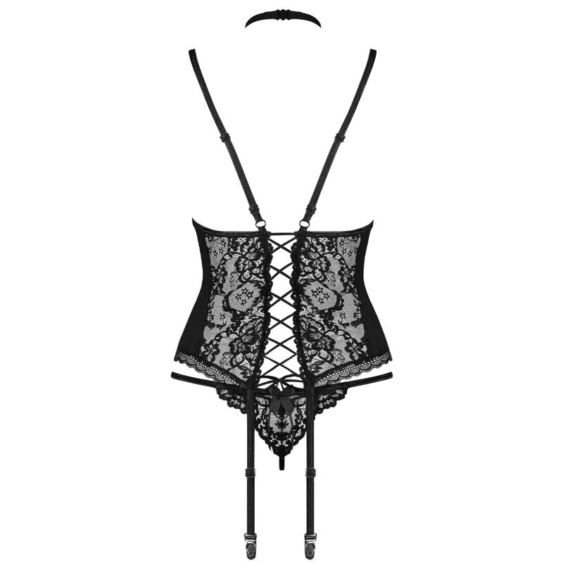 Obsessive - Raquelia Corset And Thong L/xl - UABDSM