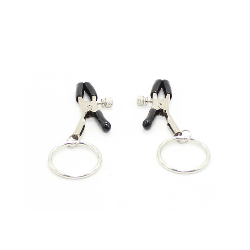 Ohmama Fetish Nipple Clamps With Rings - UABDSM
