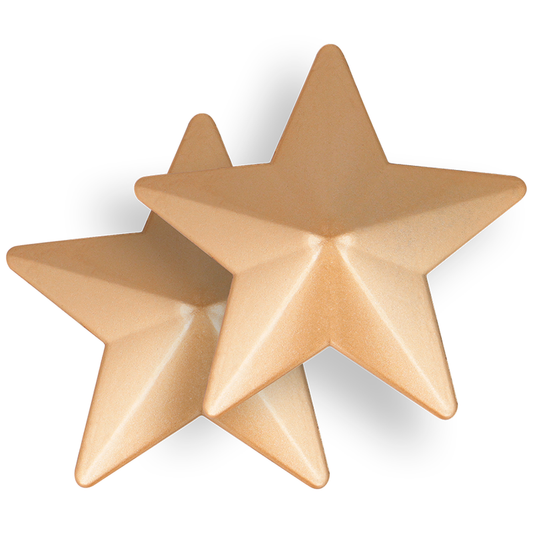 Coquette Chic Desire Nipple Covers - Golden Stars - UABDSM