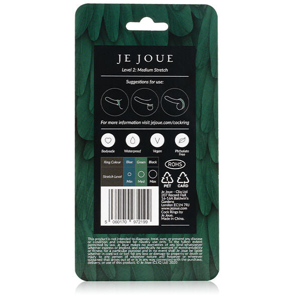 Je Joue Silicone Cock Ring - Medium Stretch - UABDSM