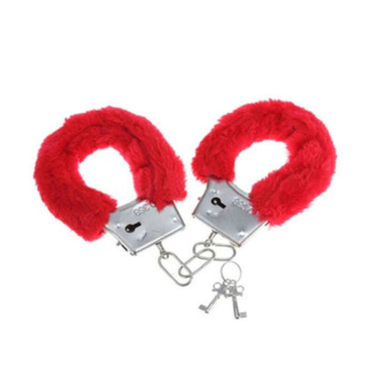 Diablo Picante - Pleasure Furry Handcuffs Red Diablo Picante - Pleasure Furry Handcuffs Red - UABDSM