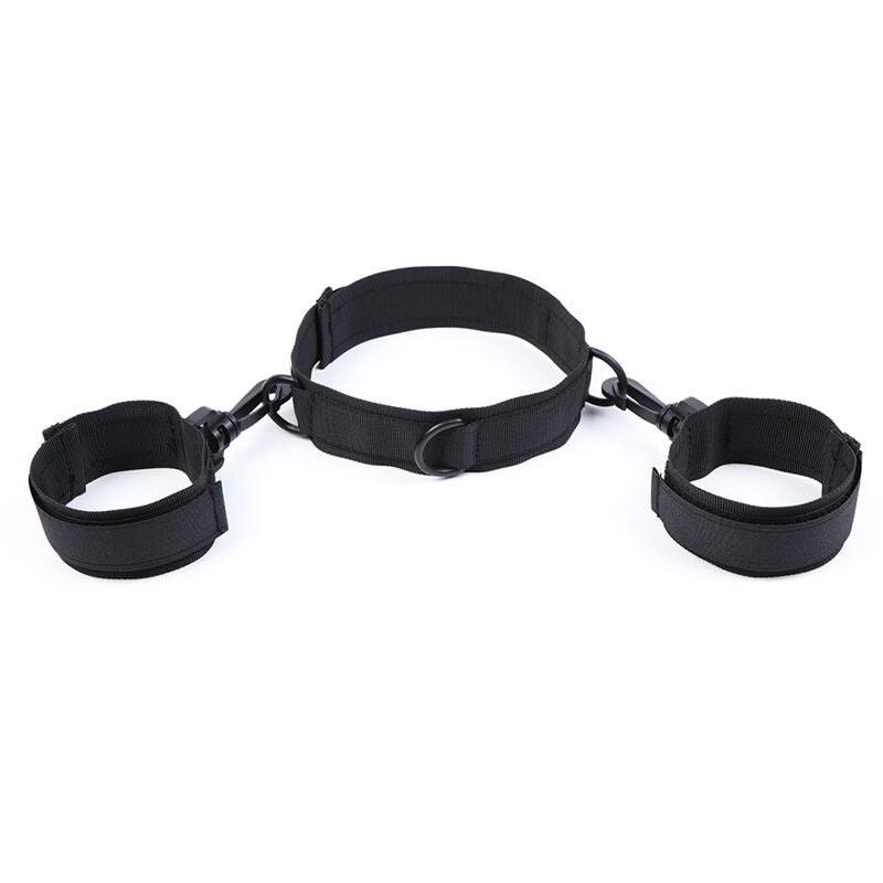 Ohmama Fetish Nylon Collar With Wrist Restraints - UABDSM