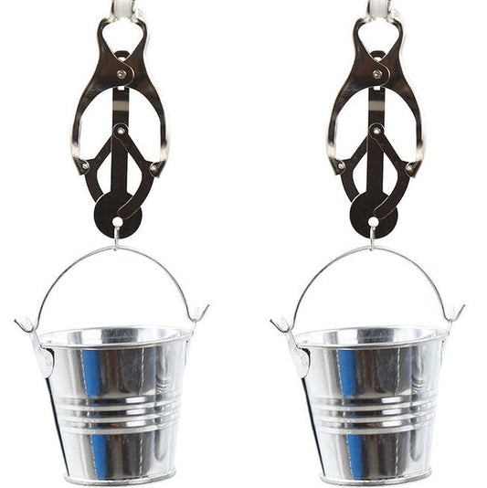 Ohmama Fetish Nipple Clamps With Buckets Ohmama Fetish Nipple Clamps With Buckets - UABDSM