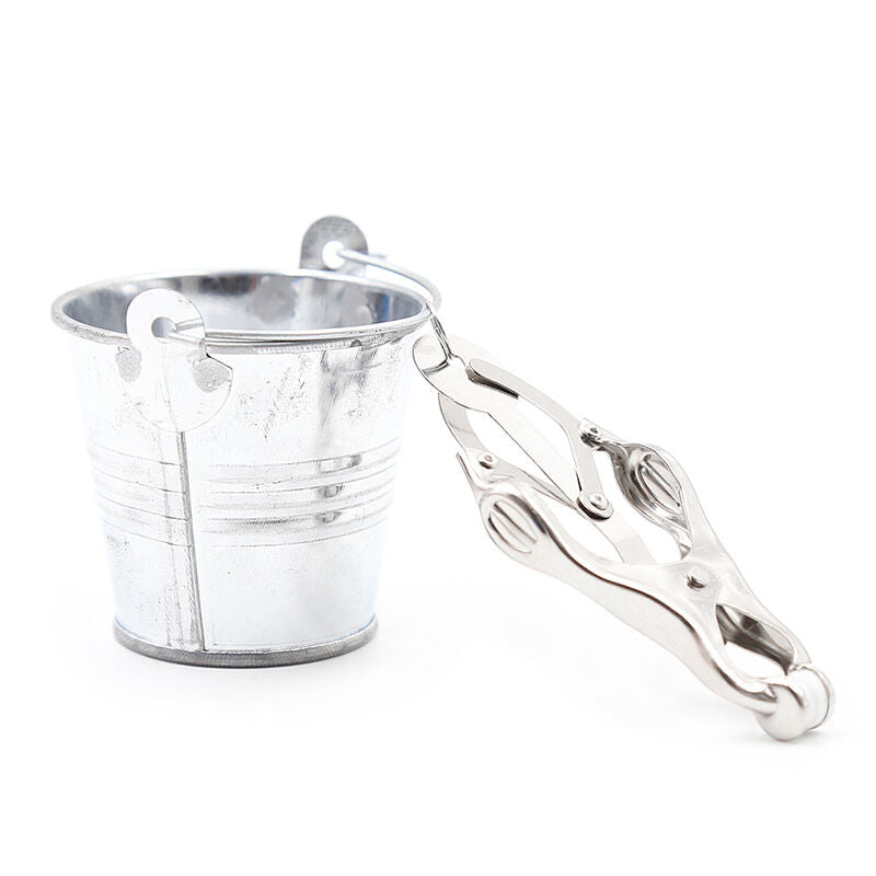 Ohmama Fetish Nipple Clamps With Buckets - UABDSM