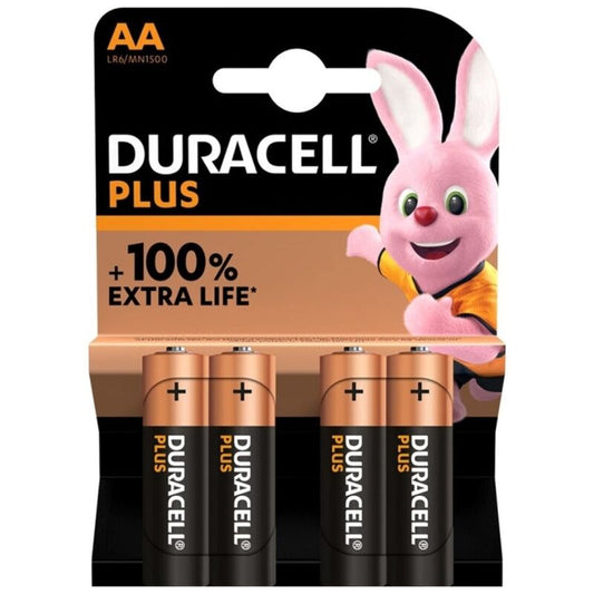 Duracell Plus Power 100 Alkaline Battery Aa Lr6 4 Unit Duracell Plus Power 100 Alkaline Battery Aa Lr6 4 Unit - UABDSM
