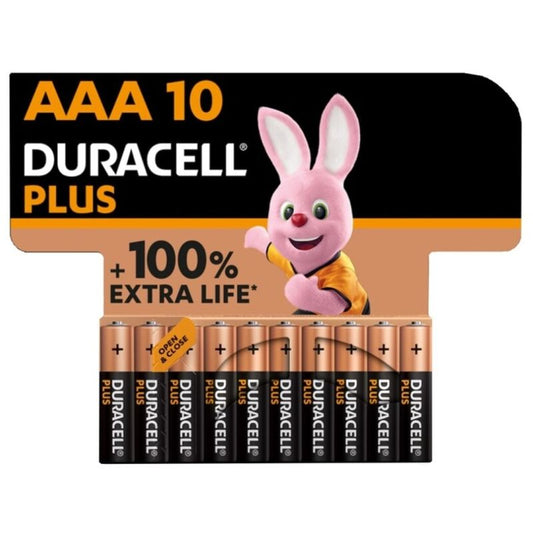 Duracell Plus Power 100 Alkaline Battery Aaa Lr03 10 Unit Duracell Plus Power 100 Alkaline Battery Aaa Lr03 10 Unit - UABDSM