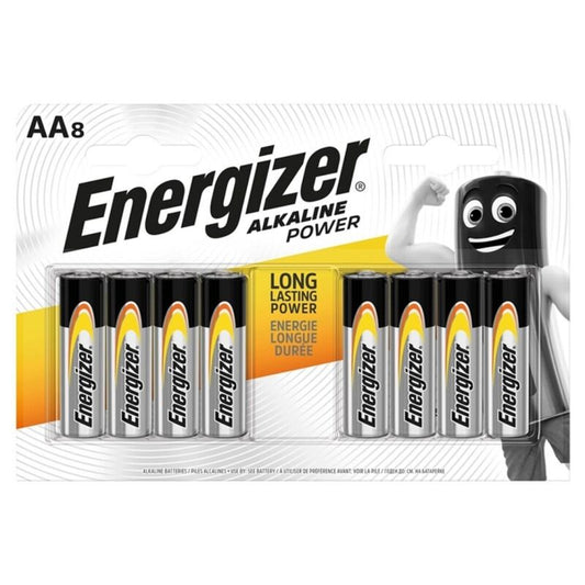 Energizer Power Alkaline Battery Aa Lr6 8 Unit Energizer Power Alkaline Battery Aa Lr6 8 Unit - UABDSM