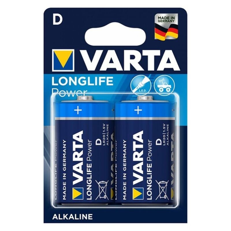 Varta Longlife Power Alkaline Battery D Lr20 2 Unit - UABDSM