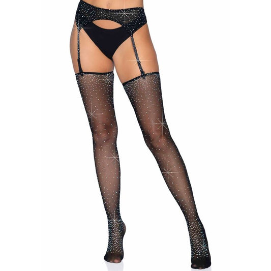 Leg Avenue Garter Belt And Stockings Set One Size Leg Avenue Garter Belt And Stockings Set One Size - UABDSM