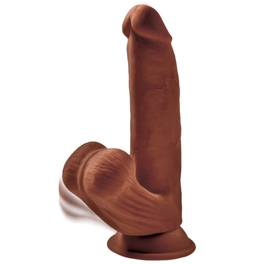 King Cock Plus 3d Cock Swinging Balls 24.5 Cm - Brown King Cock Plus 3d Cock Swinging Balls 24.5 Cm - Brown - UABDSM